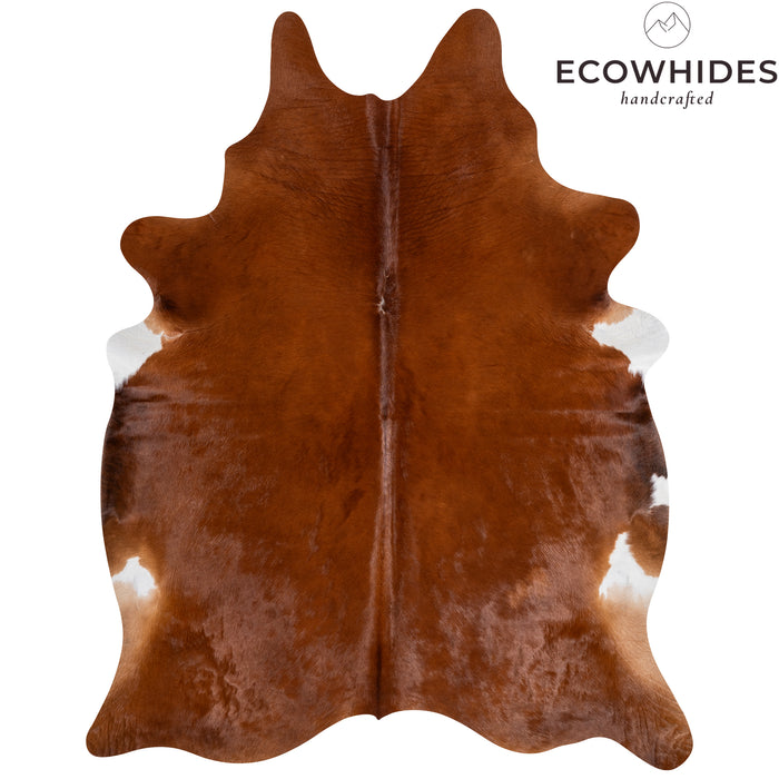 Brazilian Brown Cowhide Rug Size 7'1" L x 5'9" W 0393