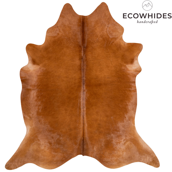 Brazilian Brown Cowhide Rug Size 7'6" L x 6'6" W 0395