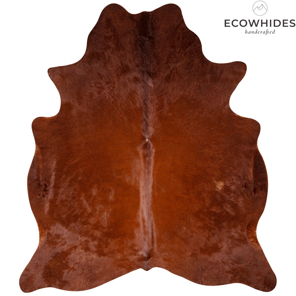 Brazilian Brown Cowhide Rug Size 7'3" L x 6'4" W 5102