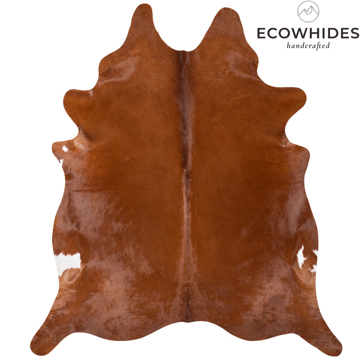 Brazilian Brown Cowhide Rug Size 7'9" L x 6'11" W 0635
