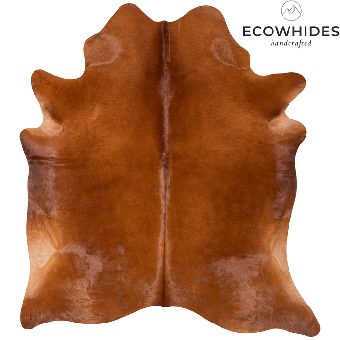 Brazilian Brown Cowhide Rug Size 6'11" L x 6'5" W 0639