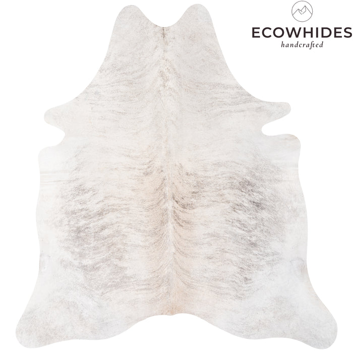 Brazilian Light Grey Brindle Cowhide Rug Size 7'1" L x 6'9" W 0882