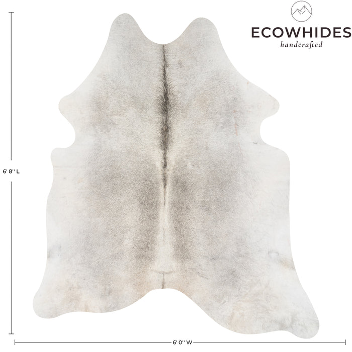 Brazilian Grey Cowhide Rug Size 6'8" L x 6'0" W 9631
