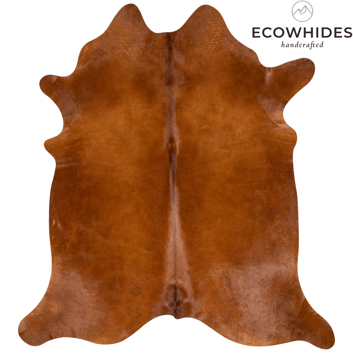 Brazilian Brown Cowhide Rug Size 7'4" L x 6'10" W 9663