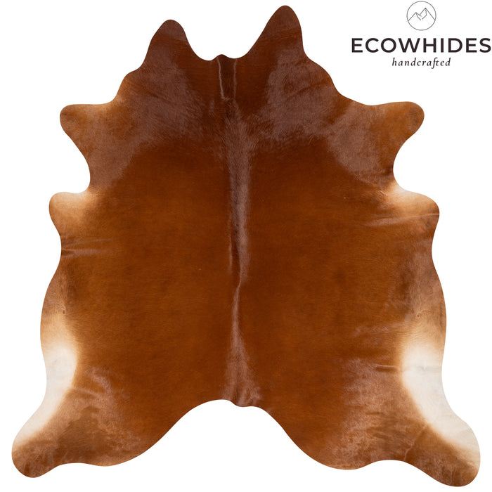 Brazilian Brown Cowhide Rug Size 7'3" L x 7'4" W 9665
