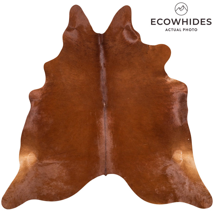 Brazilian Brown Cowhide Rug Size 7'2" L x 7'2" W 1088