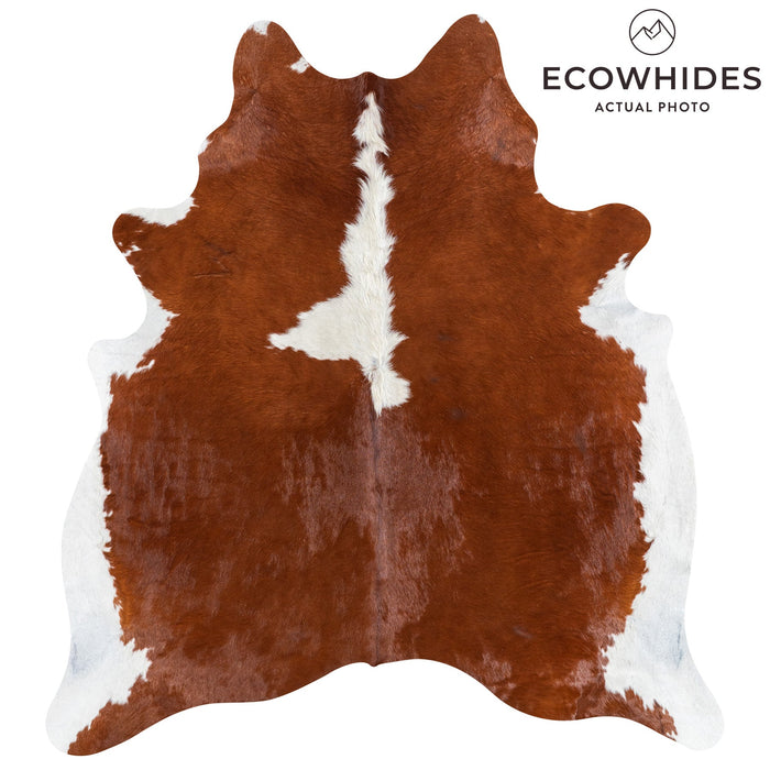 Brazilian Hereford Cowhide Rug Size 6'10" L x 6'3" W 1142