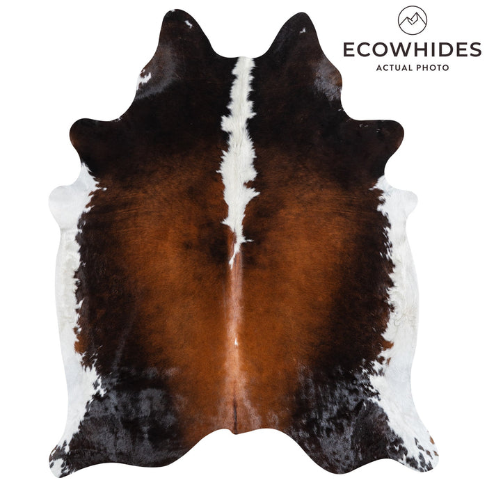 Brazilian Mahogany Cowhide Rug Size 7'6" L x 6'3" W 1150