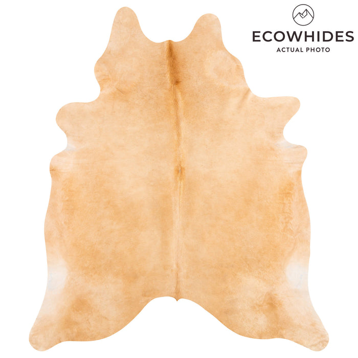 Brazilian Beige Cowhide Rug Size 7'10" L x 6'10" W 1255