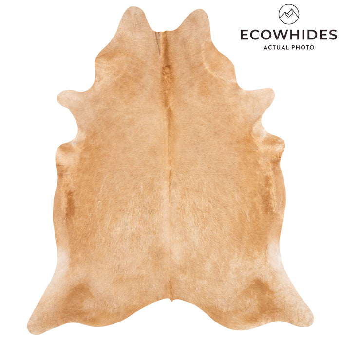 Brazilian Beige Cowhide Rug Size 8'0" L x 6'11" W 1257
