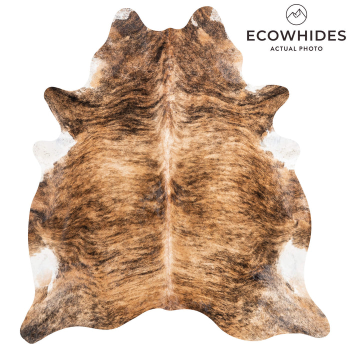 Brindle Cowhide Rug Size 7'6" L x 6'10" W 1324