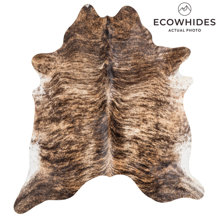 Brindle Cowhide Rug Size 7'4" L x 6'8" W 1328