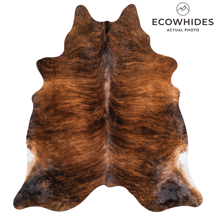 Brindle Cowhide Rug Size 7'2" L x 6'5" W 1342