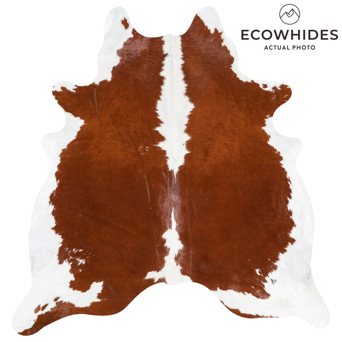 Brazilian Hereford Cowhide Rug Size 6'11" L x 6'7" W 1446