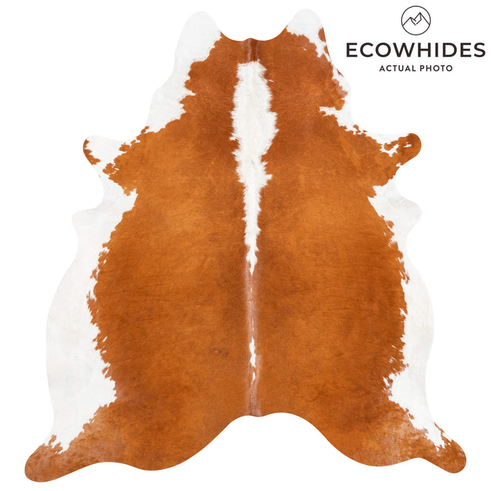 Brazilian Hereford Cowhide Rug Size 7'2" L x 6'7" W 1449