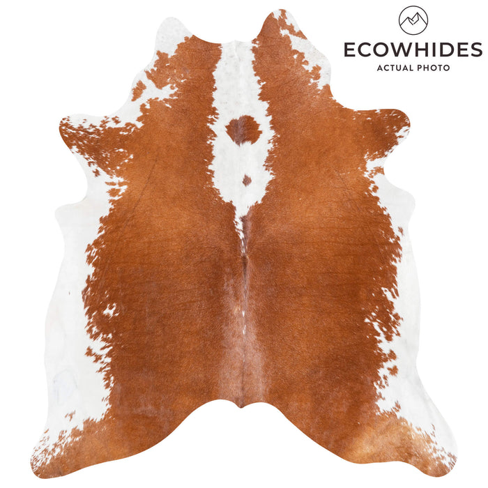 Brazilian Hereford Cowhide Rug Size 6'10" L x 6'1" W 1454