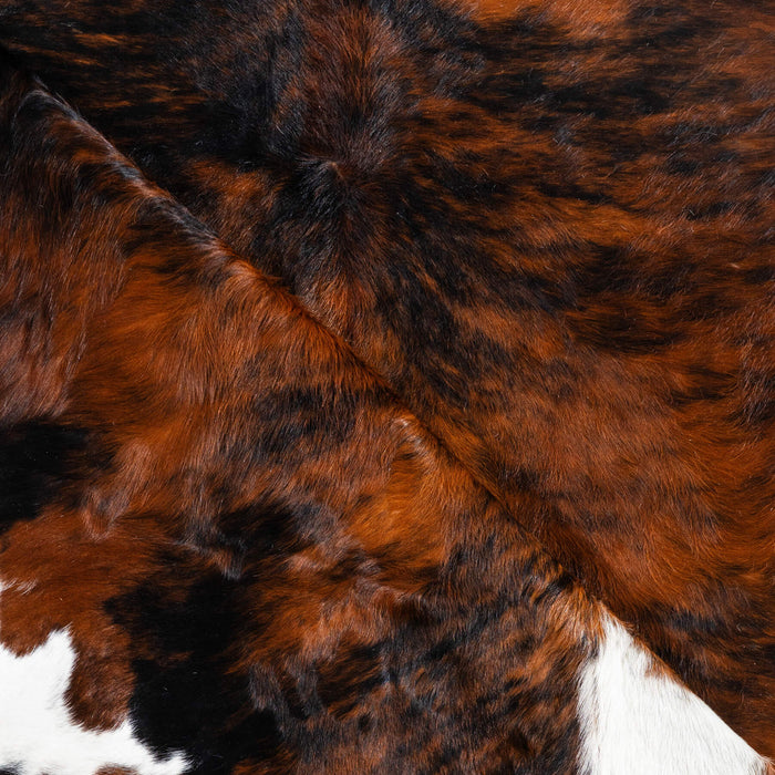 Tricolor Cowhide Rug Size 7'5" L x 6'9" W 1726