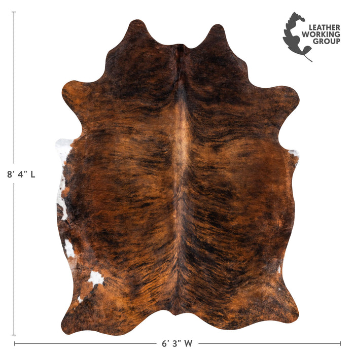 Brindle Cowhide Rug Size 8'4" L x 6'3" W 1935