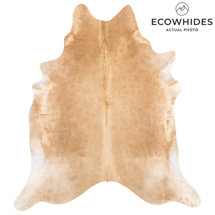 Brazilian Beige Cowhide Rug Size 6'9" L x 6'2" W 2461