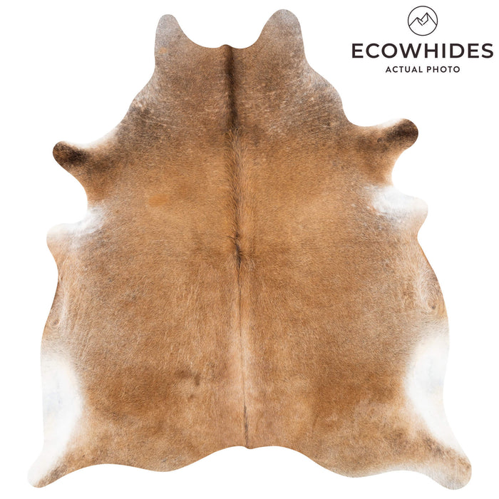 Brazilian Grey Palomino Cowhide Rug Size 7'8" L x 6'11" W 2488