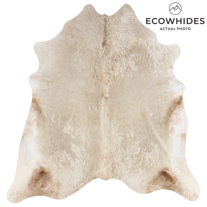 Brazilian Champagne Cowhide Rug Size 7'8" L x 7'4" W 2665