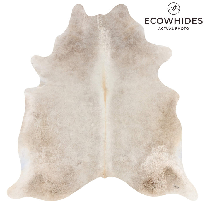 Brazilian Champagne Cowhide Rug Size 6'11" L x 6'5" W 2682