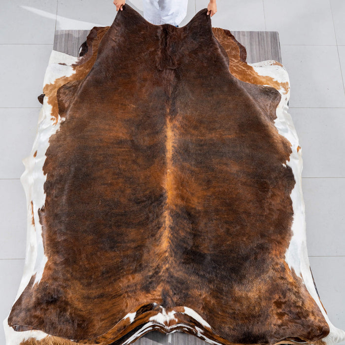 Brindle Cowhide Rug Size 7'11" L x 6'8" W 2999