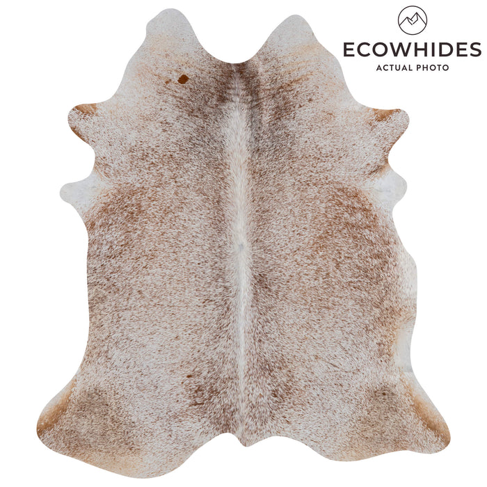 Brazilian Brown Salt and Pepper Cowhide Rug Size 6'11" L x 6'1" W 3068