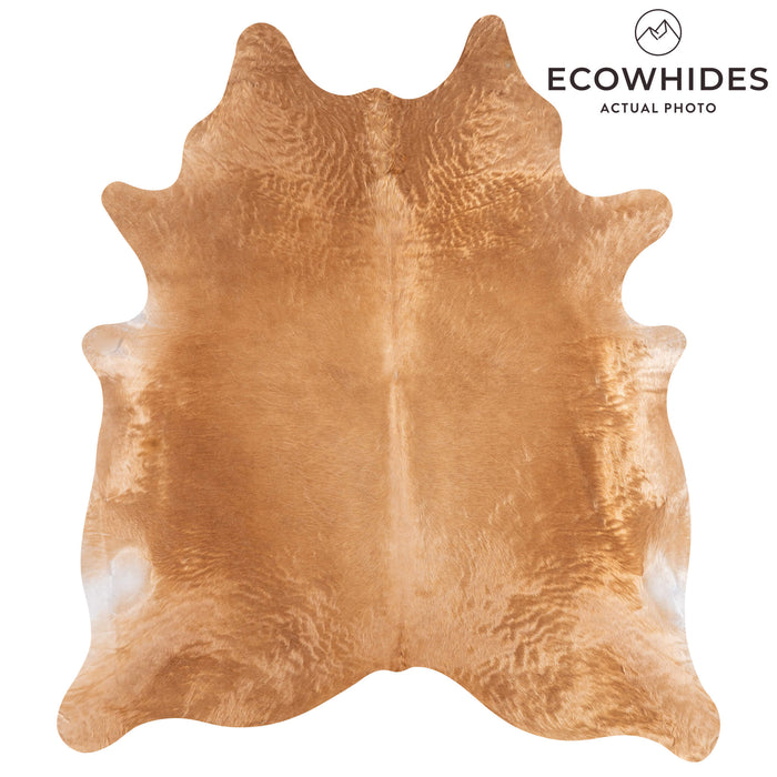 Brazilian Beige Cowhide Rug Size 8'2" L x 7'1" W 3127