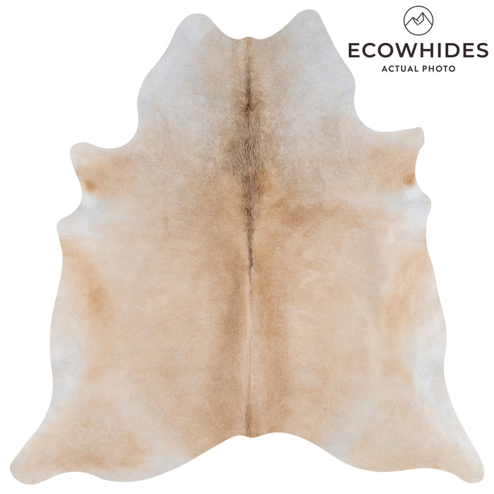 Brazilian Grey Palomino Cowhide Rug Size 7'5" L x 7'2" W 3168