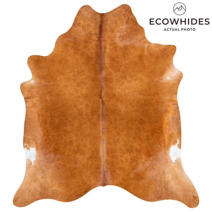 Brazilian Brown Cowhide Rug Size 7'8" L x 7'0" W 3436