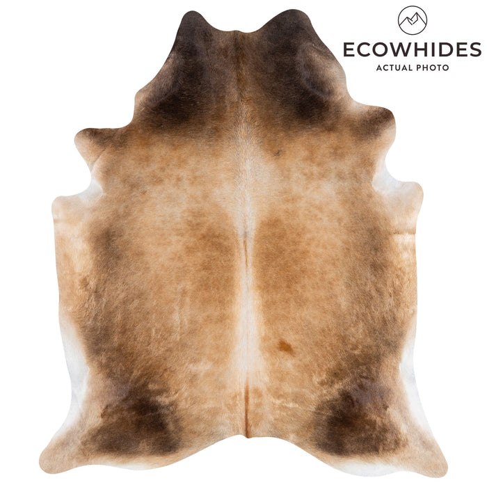 Brazilian Mahogany Cowhide Rug Size 7'6" L x 6'4" W 3627