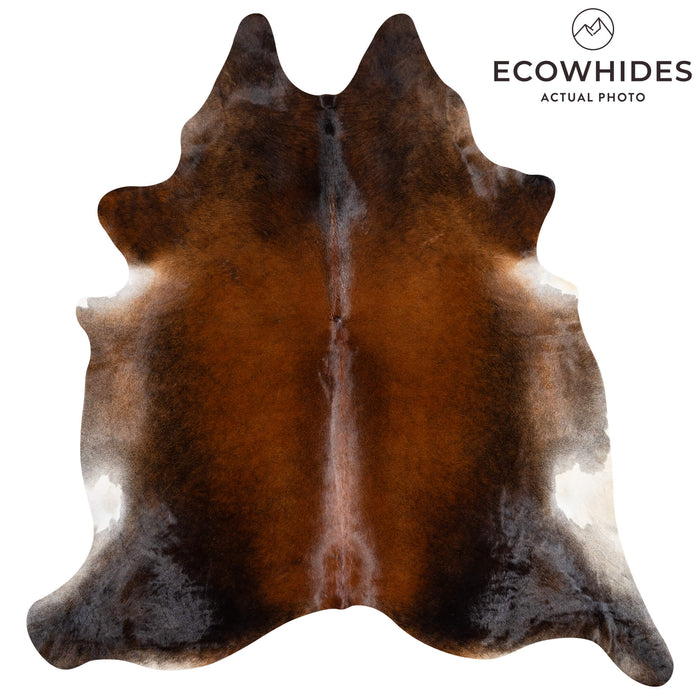 Brazilian Mahogany Cowhide Rug Size 8'7" L x 7'11" W 3645