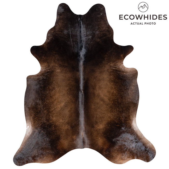 Brazilian Mahogany Cowhide Rug Size 7'8" L x 6'7" W 3650