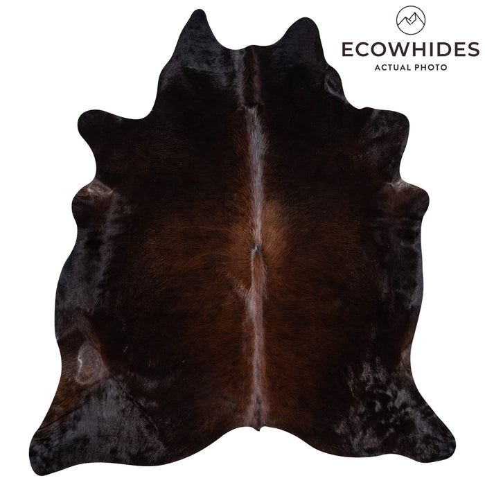 Brazilian Mahogany Cowhide Rug Size 8'3" L x 7'4" W 3665