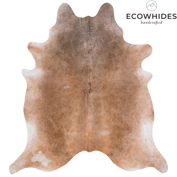 Brazilian Grey Palomino Cowhide Rug Size 8'1" L x 7'6" W 4557