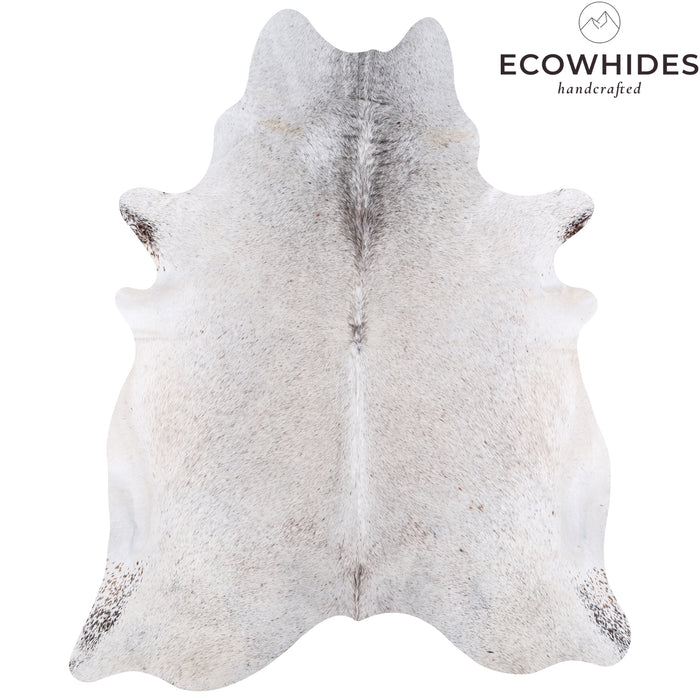 Brazilian Brown Salt and Pepper Cowhide Rug Size 7'9" L x 6'5" W 4561