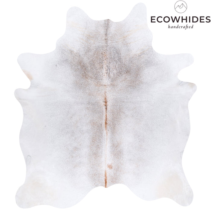 Brazilian Grey Palomino Cowhide Rug Size 7'6" L x 6'5" W 4593