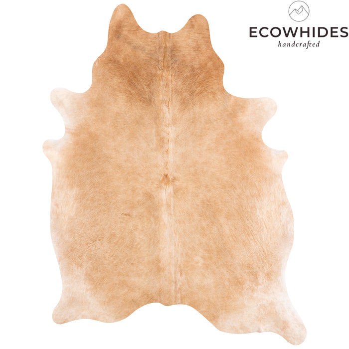 Brazilian Beige Cowhide Rug Size 7'3" L x 5'6" W 4691