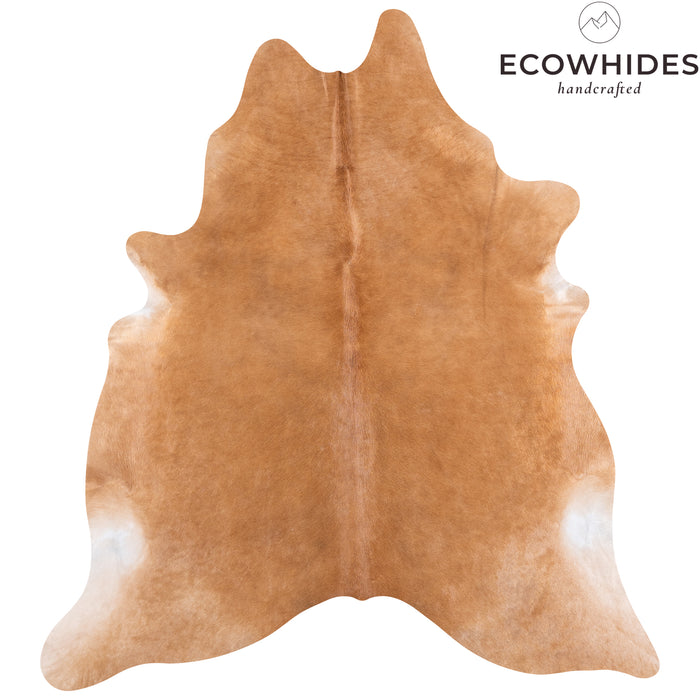 Brazilian Beige Cowhide Rug Size 7'0" L x 6'4" W 4693