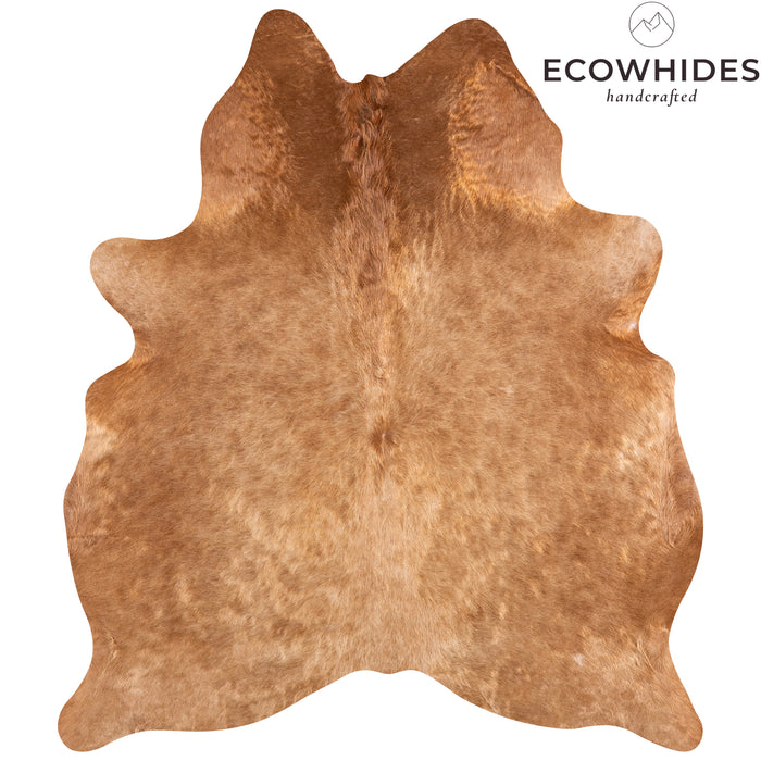 Brazilian Beige Cowhide Rug Size 6'9" L x 5'10" W 4694