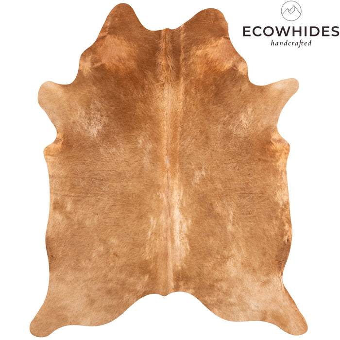 Brazilian Beige Cowhide Rug Size 6'11" L x 5'10" W 4698