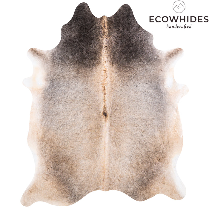 Brazilian Grey Palomino Cowhide Rug Size 7'9" L x 6'4" W 4928