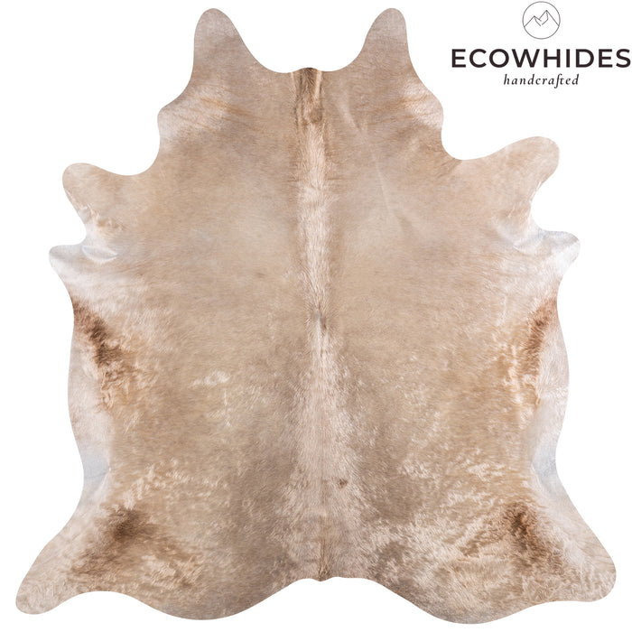 Brazilian Champagne Cowhide Rug Size 7'5" L x 7'2" W 4955