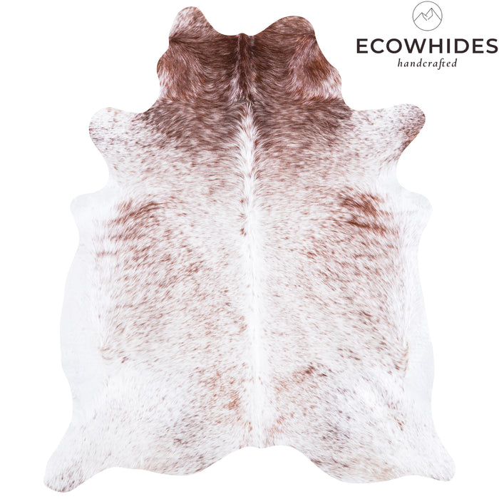 Brazilian Brown Salt and Pepper Cowhide Rug Size 7'8" L x 6'6" W 5114