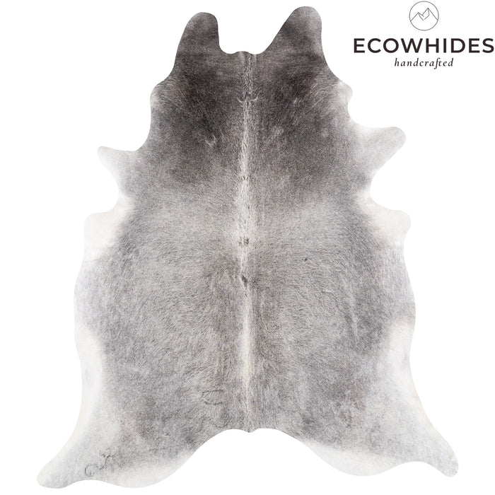 Brazilian Grey Cowhide Rug Size 8'1" L x 7'0" W 5197