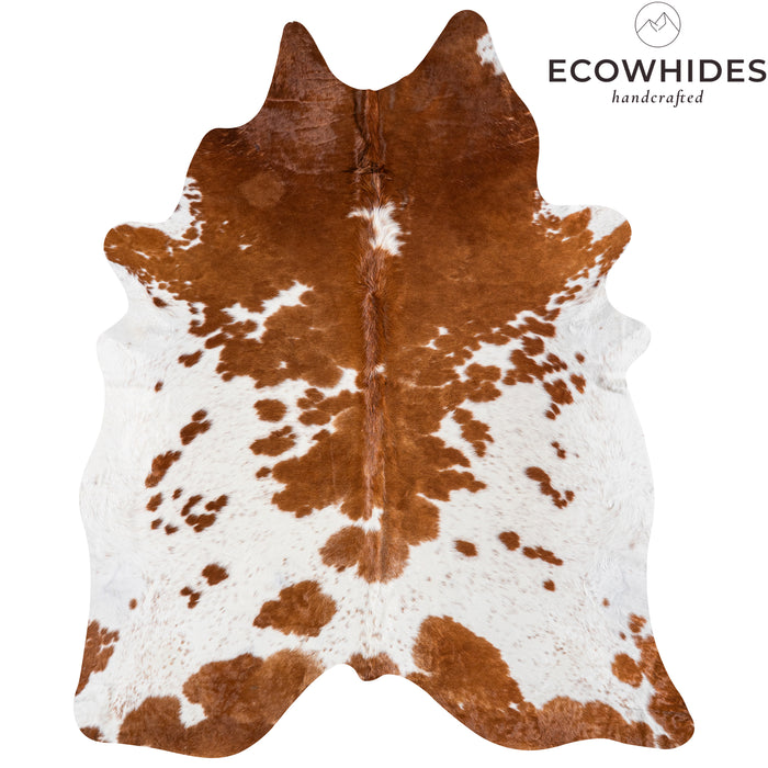 Brazilian Brown Salt and Pepper Cowhide Rug Size 8'9" L x 7'4" W 5324