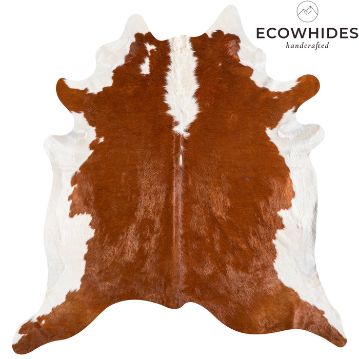 Brazilian Hereford Cowhide Rug Size 7'8" L x 7'3" W 5364
