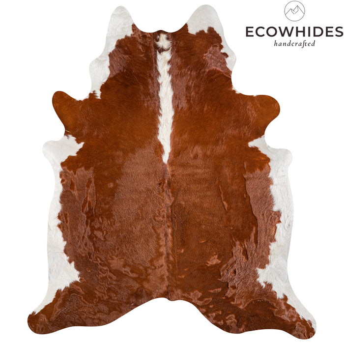Brazilian Hereford Cowhide Rug Size 7'1" L x 6'11" W 5383