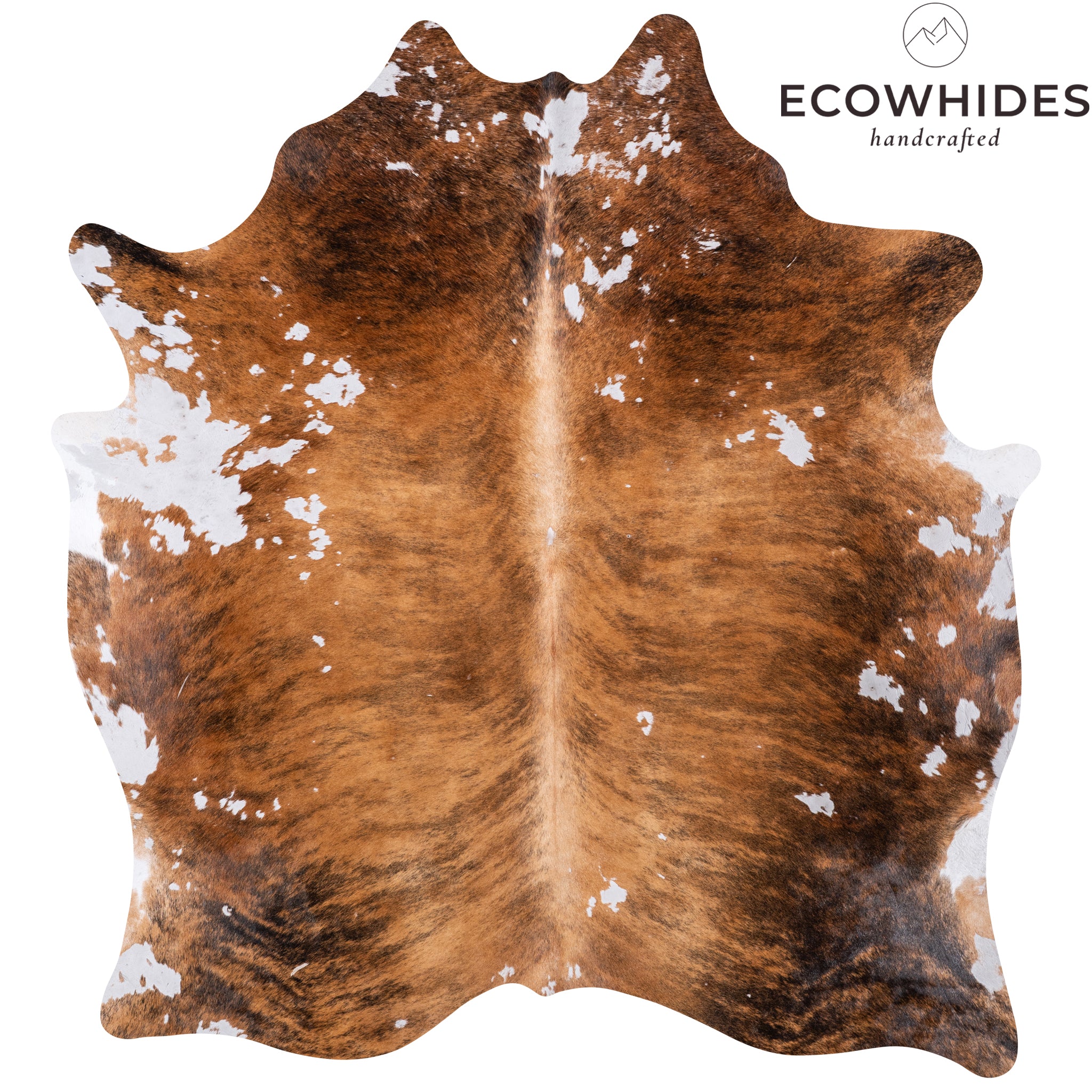 Vintage Brindle Cowhide Rug Size 6'6